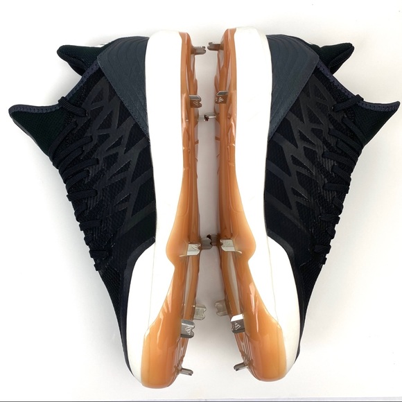 New Adidas Icon 4 Gum Metal Baseball Cleats - Picture 5 of 12